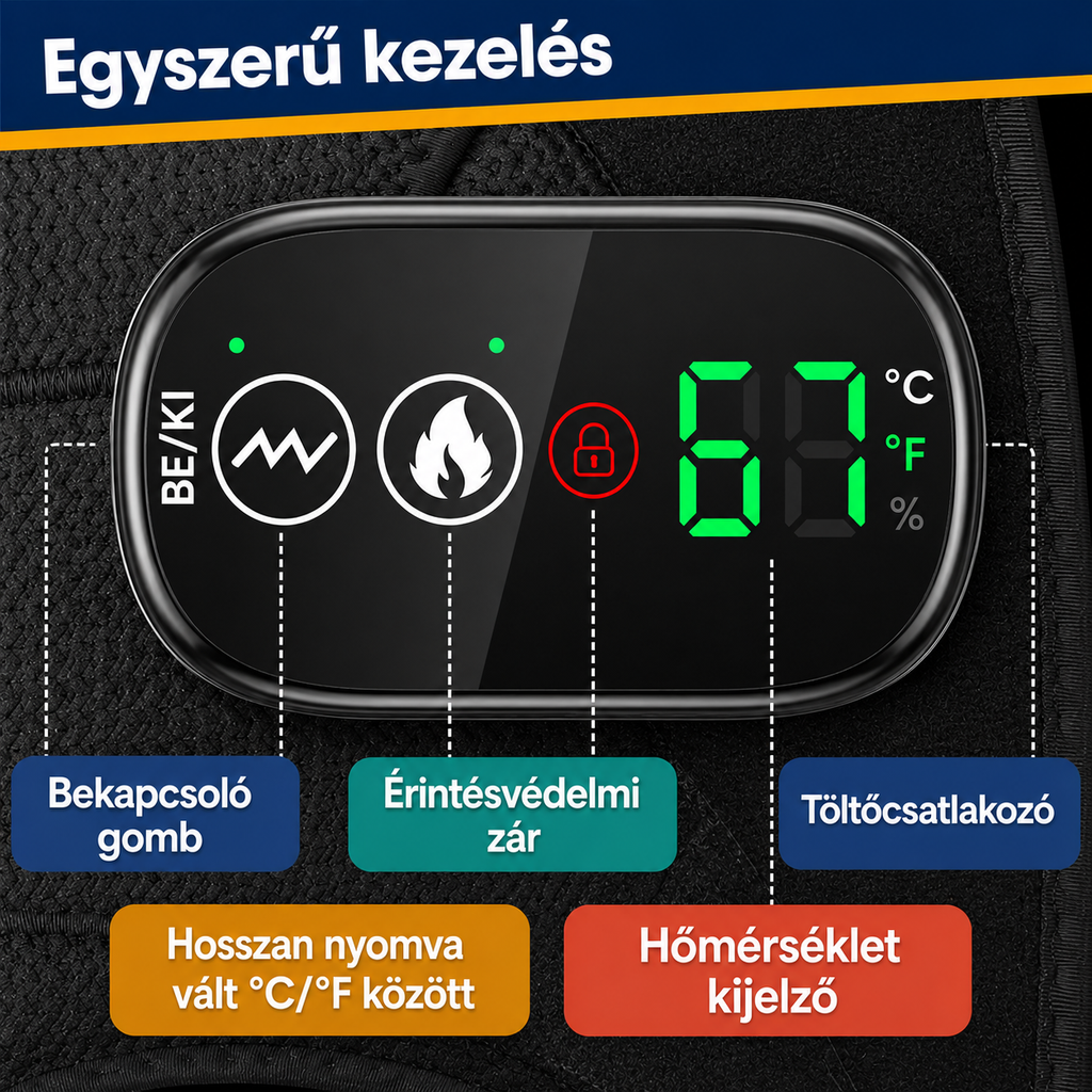VállRelax Pro – Intelligens Terápiás Vállöv